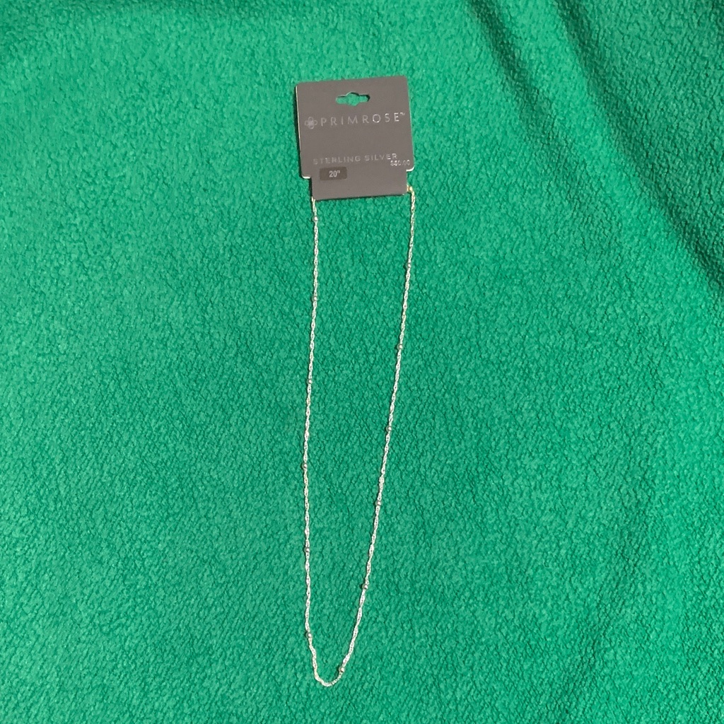 Primrose Sterling Silver Necklace 20 45$